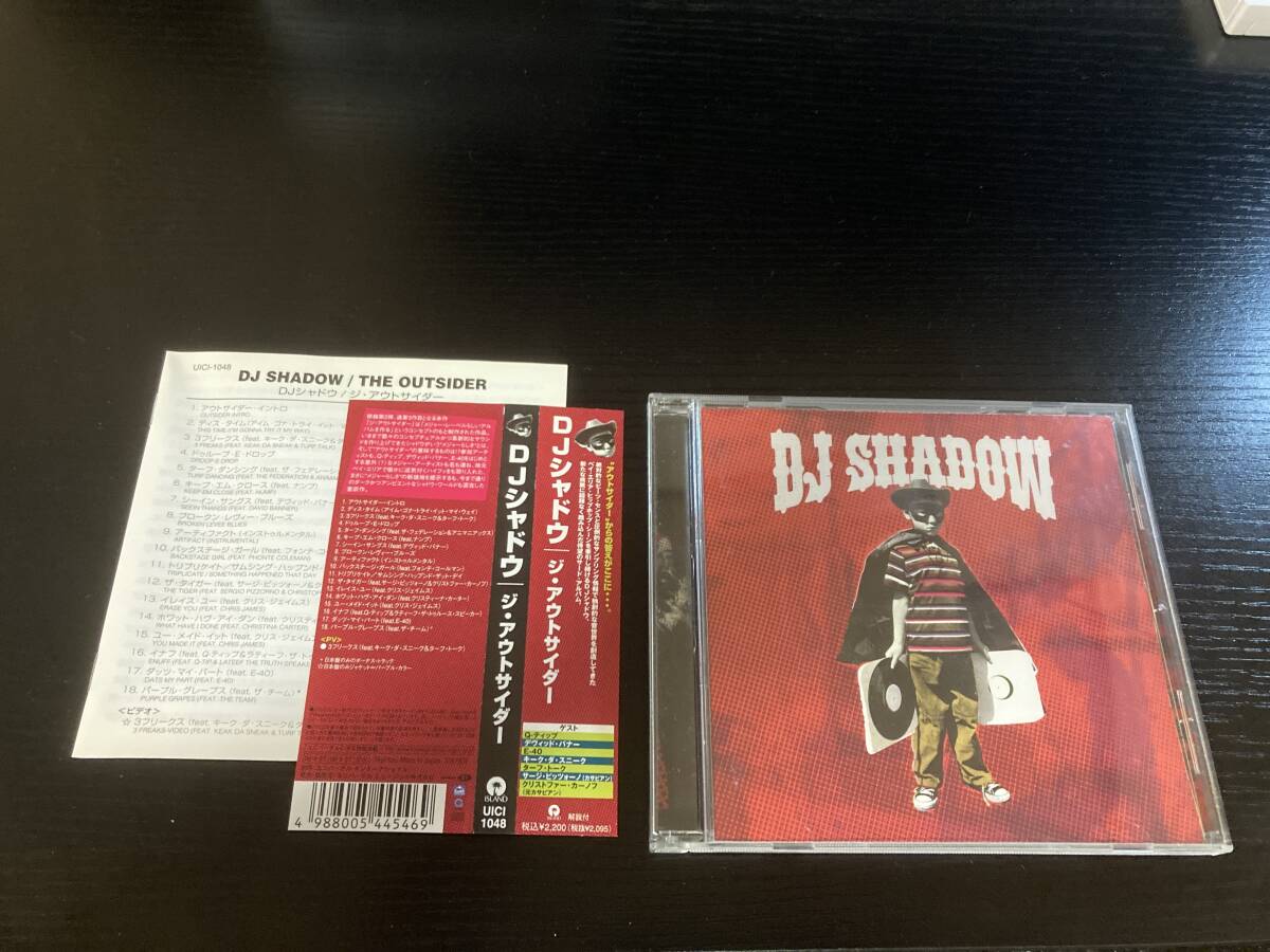 DJ SHADOW / THE OUTSIDER 国内盤CD hiphop拍卖