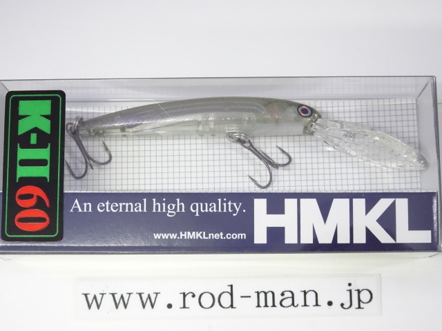 ハンクル★HMKL★K-2ミノー60SP★#スーパーワカサギ拍卖