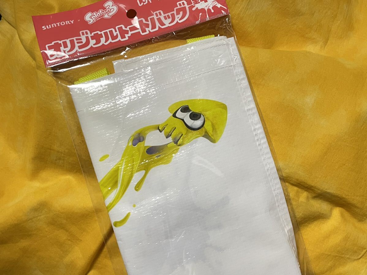 送料込◆即決◆非売品◆サントリー×スプラトゥーン3 【レジャーシート素材 トートバッグ◇イカ】未開封品拍卖