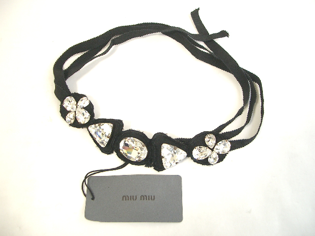 ミュウミュウ MIU MIU チョーカーやベルトに☆ 3905拍卖