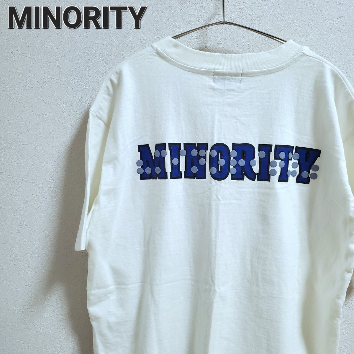 90s minority マイノリティ 半袖Tシャツ 裏原 シングルステッチ拍卖