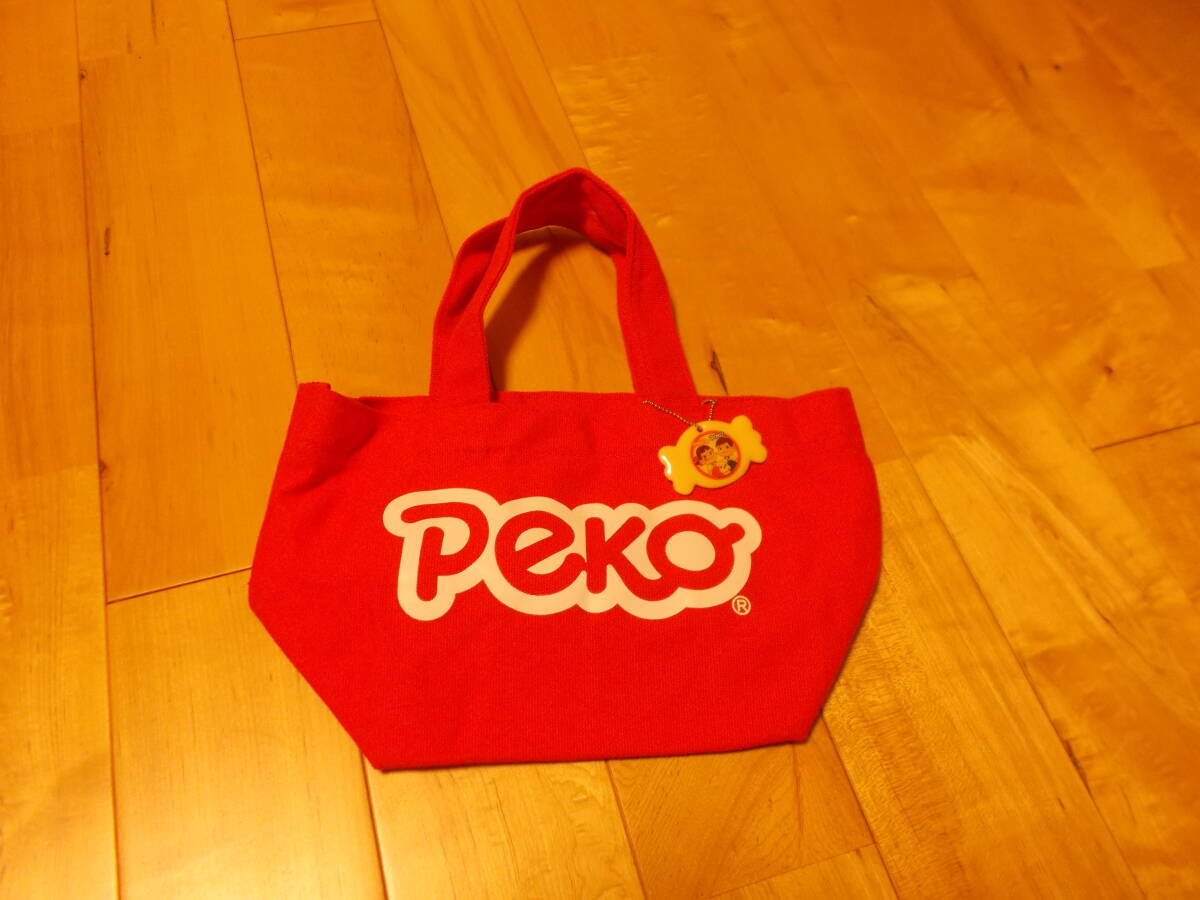 ミニトートバッグ不二家ペコちゃん拍卖