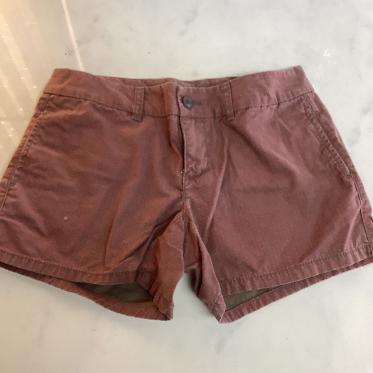 GAP レディース ショートパンツ サイズ4 ピンク系 股下10センチ (あ94拍卖