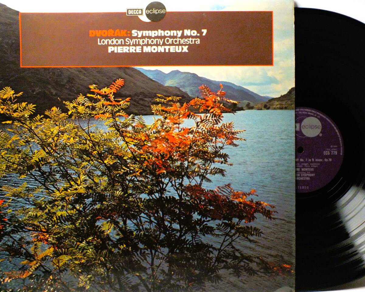 LP ECS 779 ピエール・モントゥー ドヴォルザーク 交響曲 第7番 ロンドン交響楽団 【8商品以上同梱で送料無料】拍卖