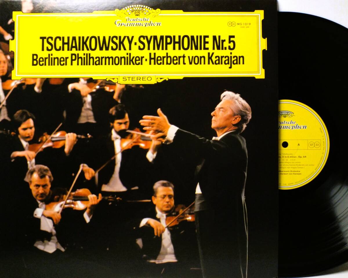 LP MG 1019 カラヤン チャイコフスキー 交響曲 第5番 ホ短調 作品64 ベルリン・フィルハーモニー 【8商品以上同梱で送料無料】拍卖