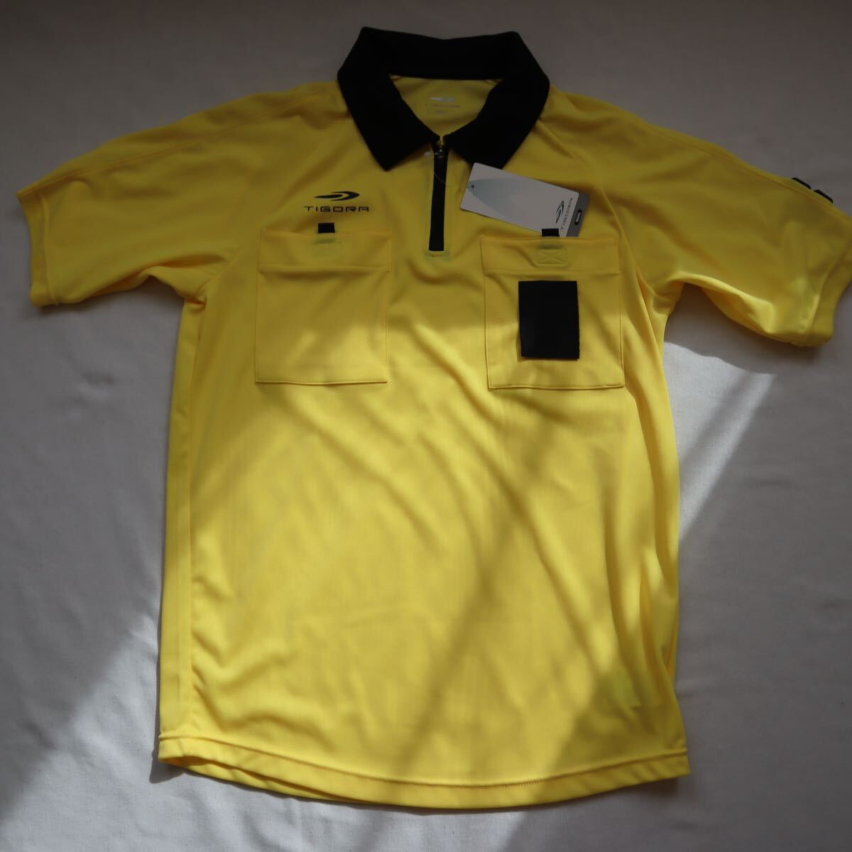 ティゴラ Tigora サッカーレフリーウェア TR-8SW1745RFHS イエロー メンズS拍卖