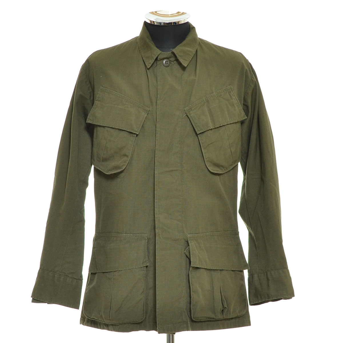 ●522763 TELLICO MANUFACTURERING ●ファティーグジャケット 米軍 70年 コントラクト 8405-935-4702 サイズXS-SHORT メンズ USA製 カーキ拍卖
