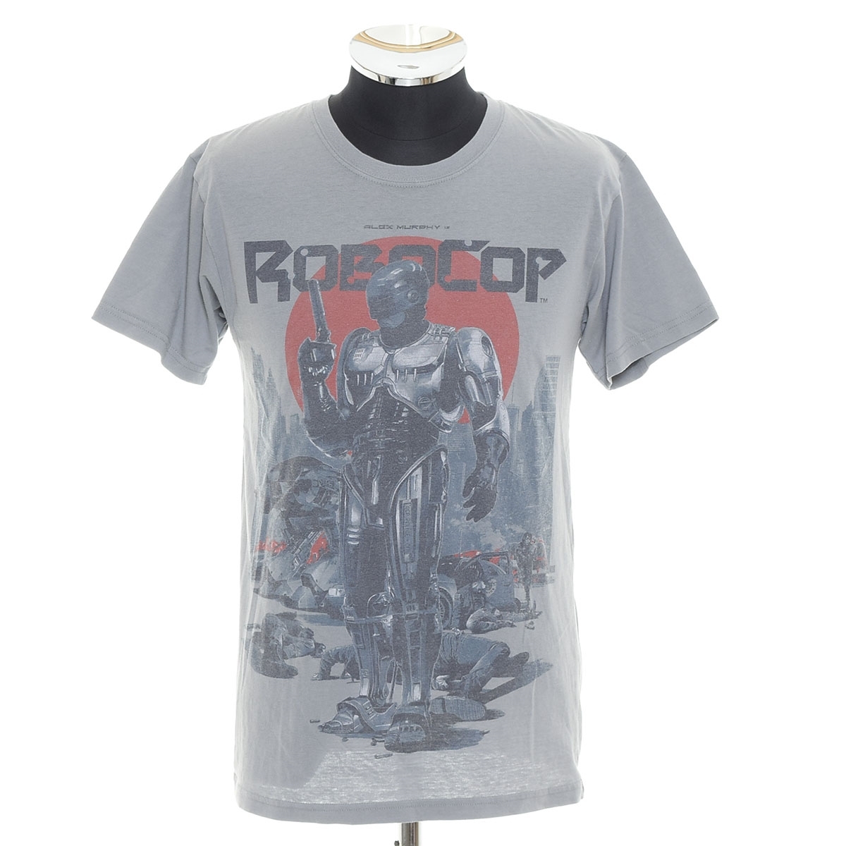 ●521311 ●ムービーTシャツ 半袖 ロボコップ ROBOCOP サイズS メンズ グレー拍卖