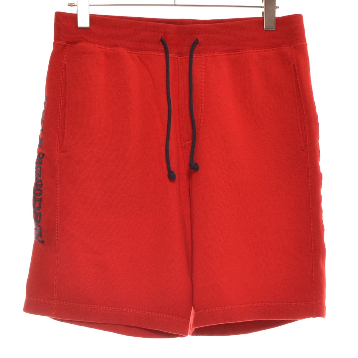 〇495697 Abercrombie&Fitch アバクロンビー&フィッチ A&F ○スウェットショーツ ハーフパンツ サイズM メンズ レッド拍卖