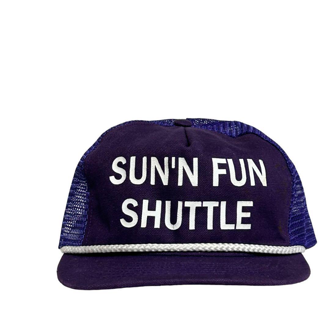 【80s】米国製 ラバーペイント トラッカーキャップ 被り浅め VITNAGE ヴィンテージ MADE IN USA拍卖