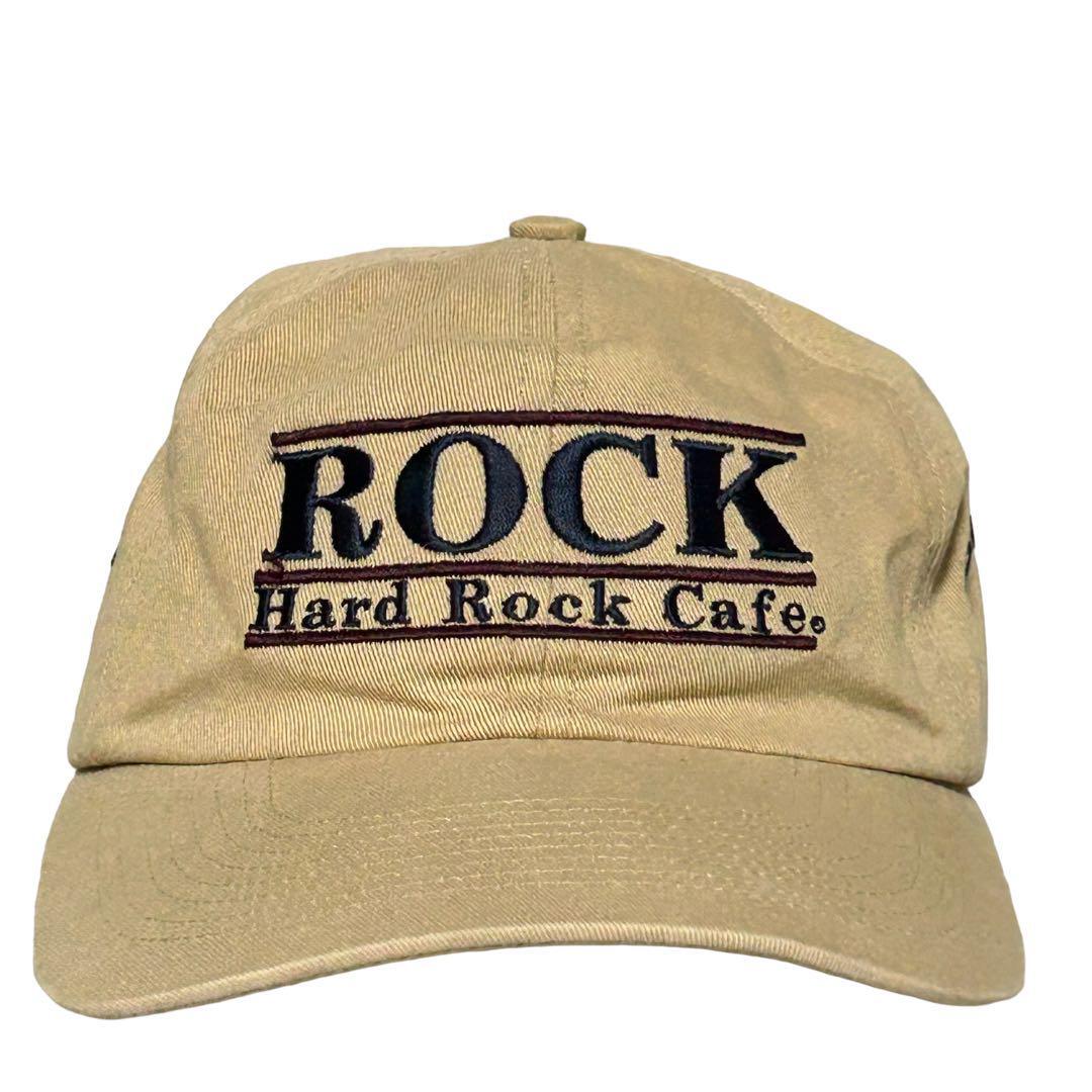 【90s】1995 ハードロックカフェ カレッジロゴ キャップ拍卖