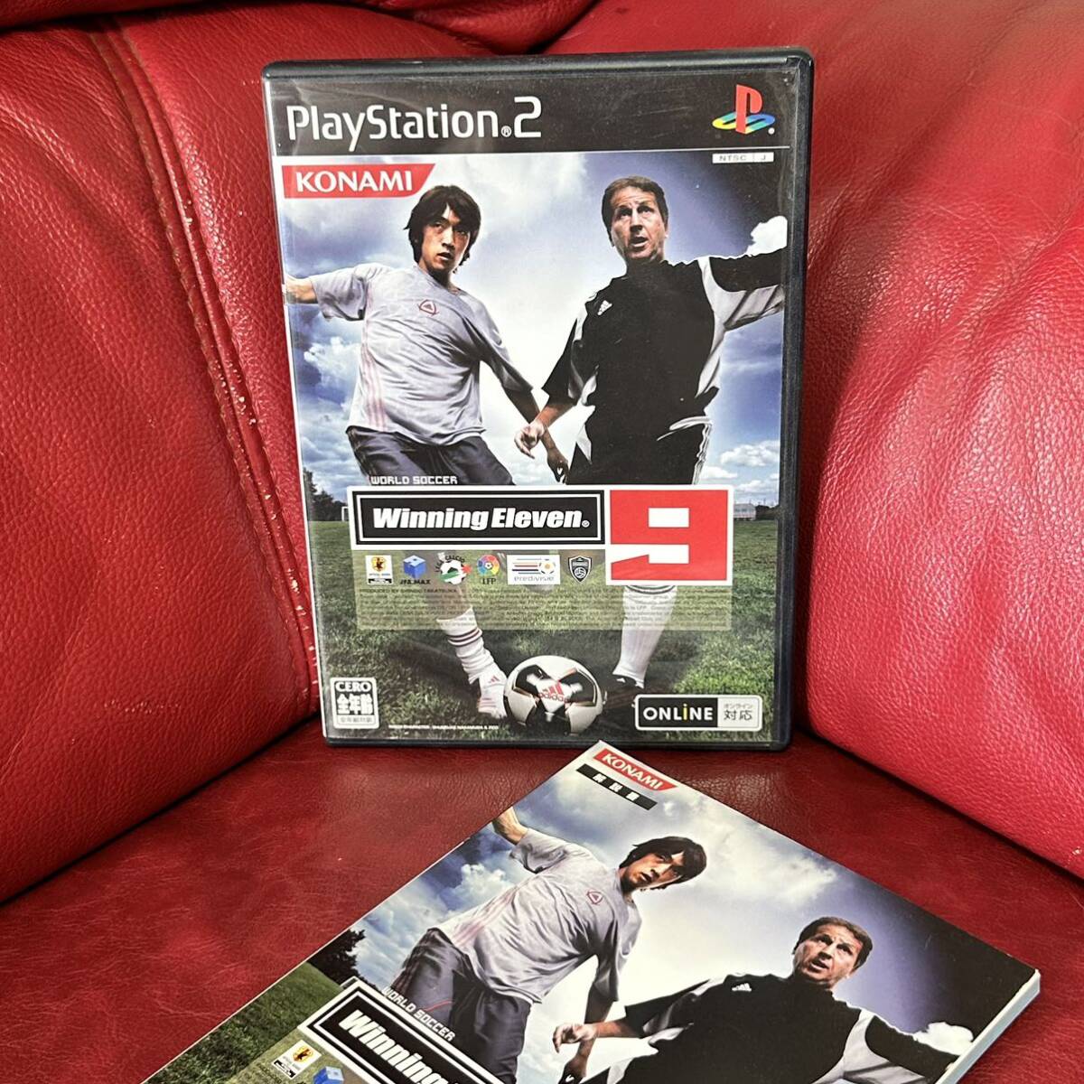 PS2【ウイニングイレブン9】★解説本付拍卖