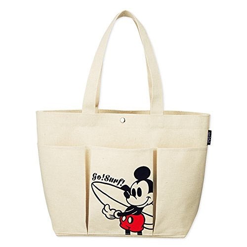 snidel☆クラシックミッキーマウス 3ポケット付きビッグトート☆スナイデル拍卖