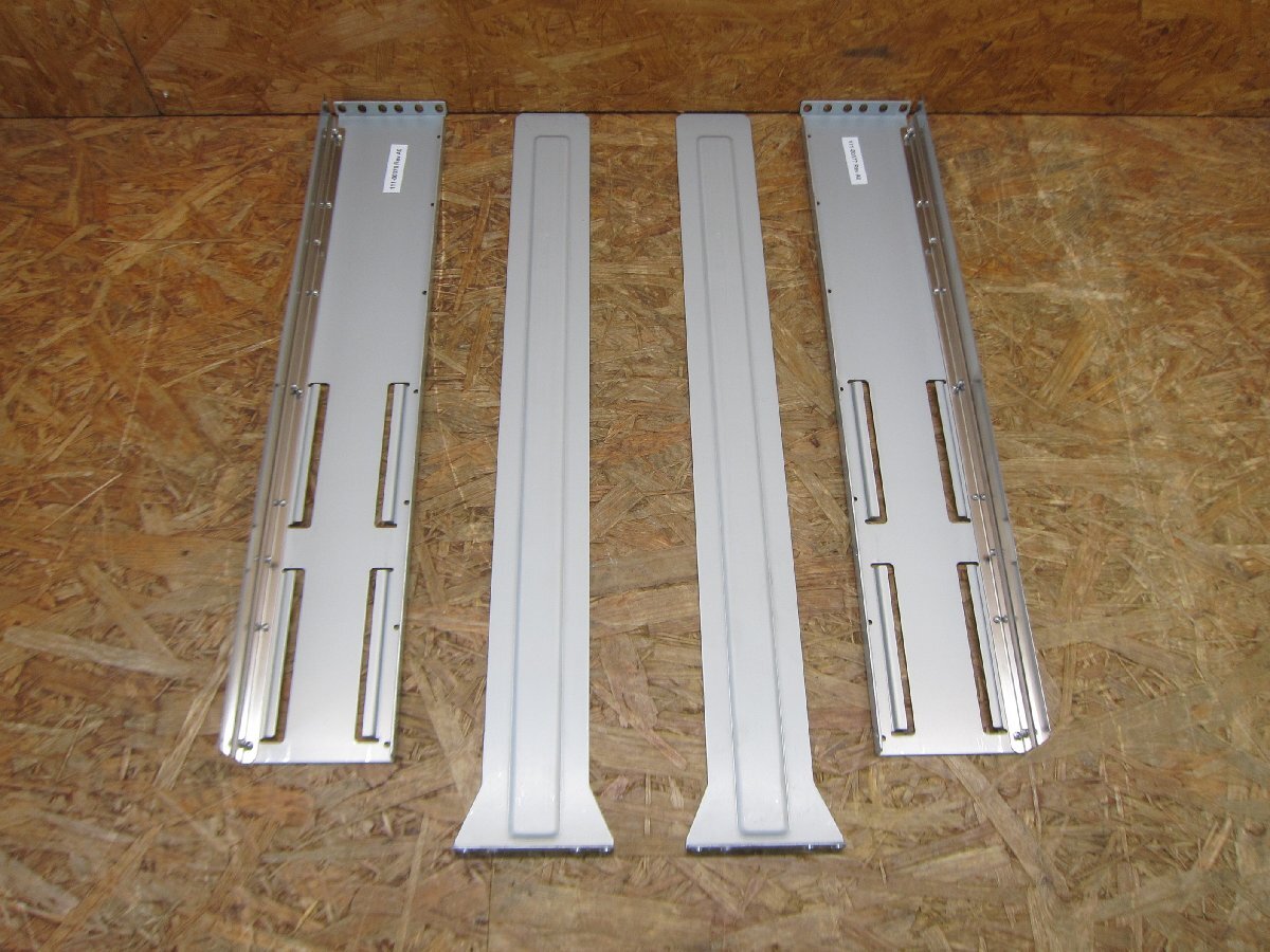◎メーカー・型番不明 2Uラックマウントレール ラックレール 2枚セット 現状品◎H416拍卖