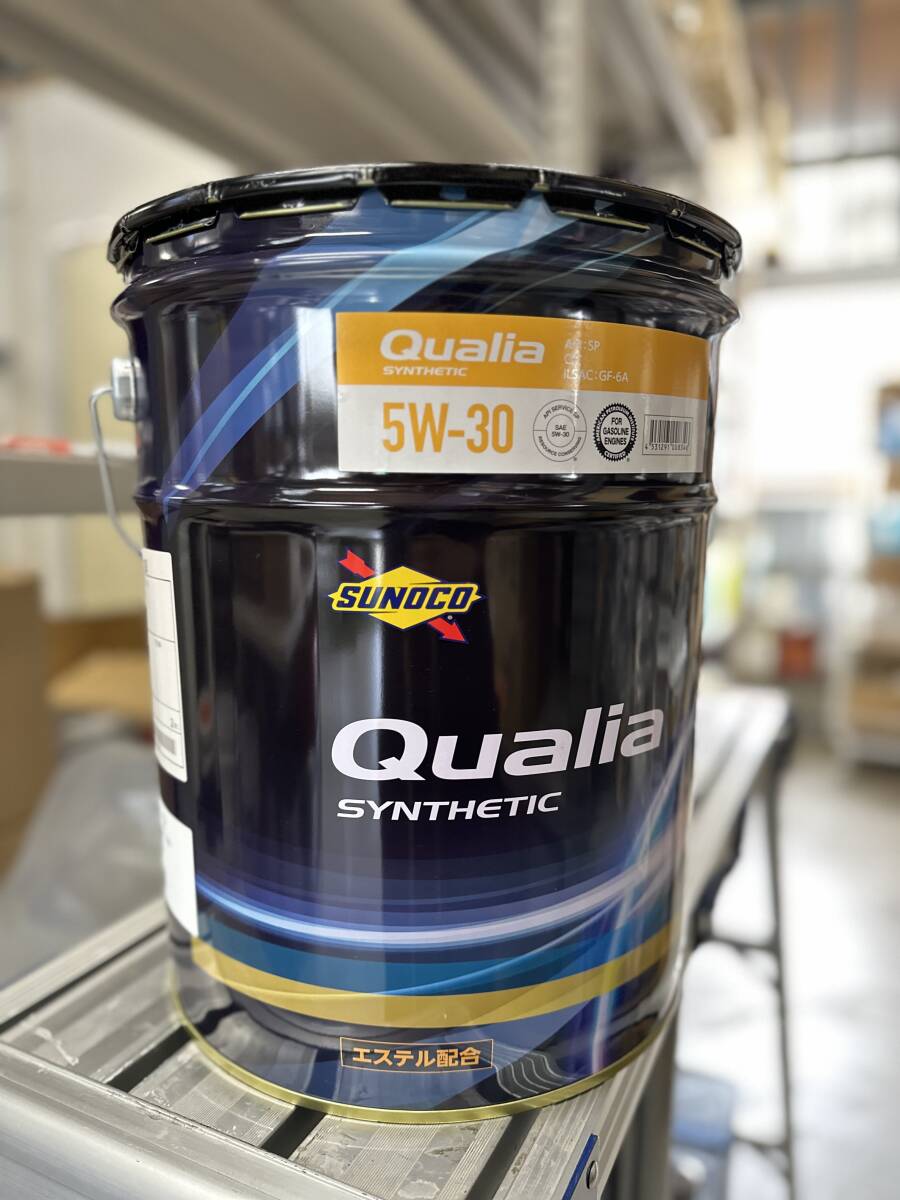 高性能エンジンオイルSUNOCO ( スノコ ) エンジンオイル Qualia ( クオリア ) エステル配合 5W-30 20L拍卖