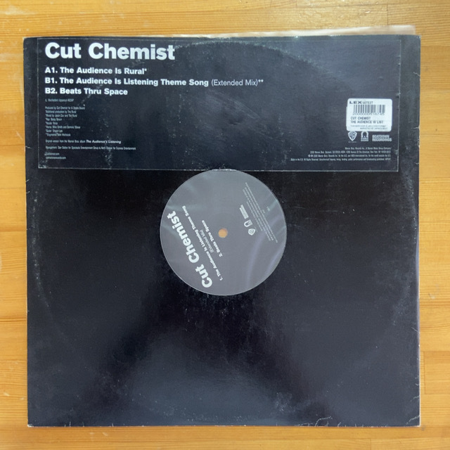 CUT CHEMIST THE AUDIENCE IS RURAL 12インチ シングル拍卖