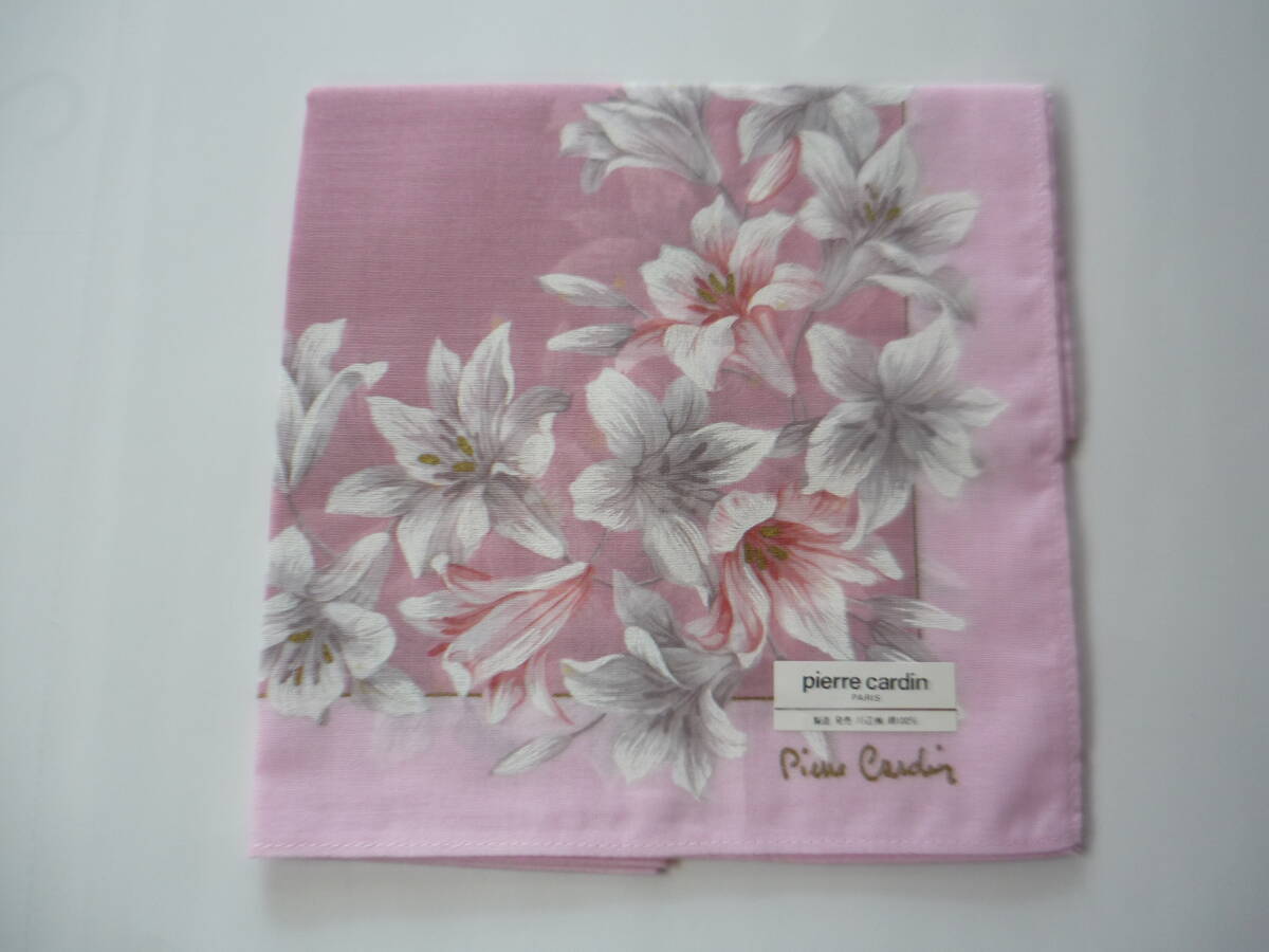 ☆pierre cardin/ピエール・カルダン ハンカチ レディース ピンク系 Paris☆ 拍卖
