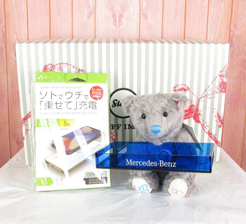 LYO17448 steiff シュタイフ EQ by Mercedes-Benz バッテリーチャージング テディベア 未使用拍卖