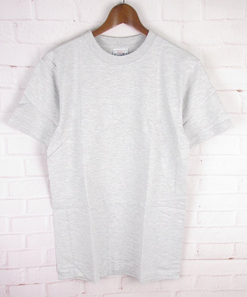 LST11525 Hanes ヘインズ BEEFY Tシャツ S 未使用 ヘザーグレー(クリックポスト可)拍卖
