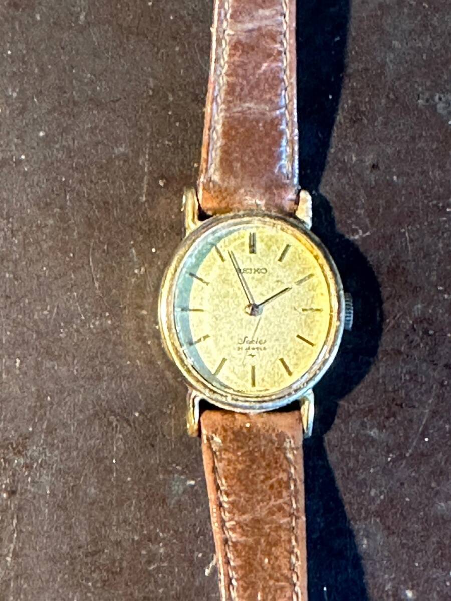昭和レトロ SEIKO セイコー SOCIE ソシエ 21jewels 手巻き 腕時計 アンティーク ヴィンテージ 動作未確認 売り切り! 拍卖