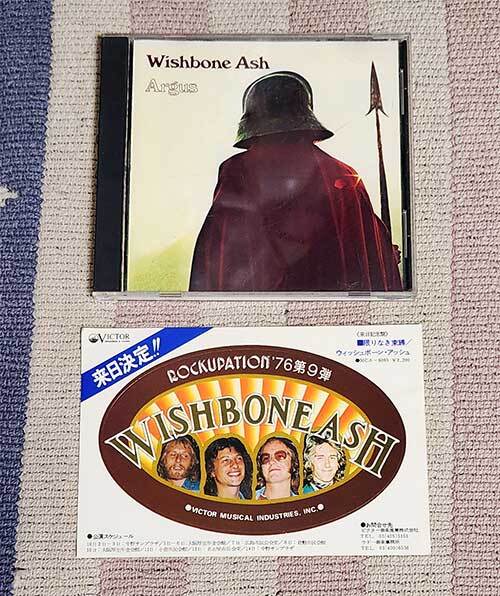 CD Argus ウイッシュボーン・アッシュ Wishbone Ash 1976年非売品ステッカー付 シール ディスク良好 割引特典あり拍卖