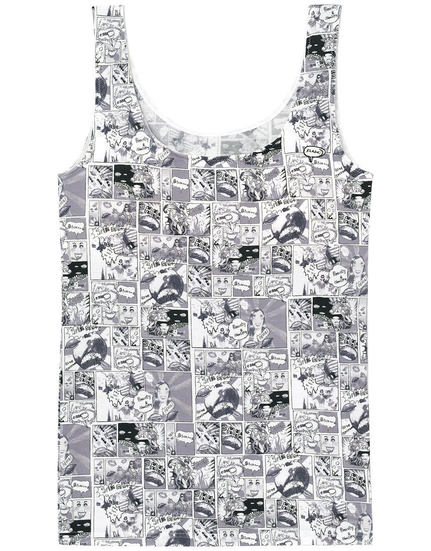 50%OFF 希少 ワコール ツモリチサト キャミソール M アメコミ柄 新品タグ付 297★拍卖