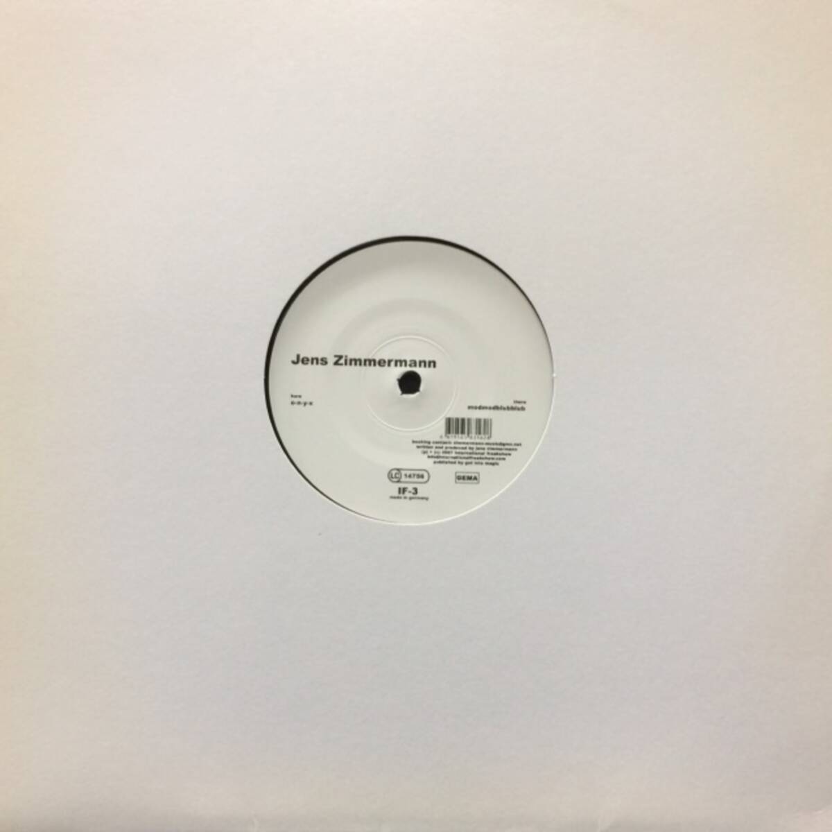 Jens Zimmermann - Modmodblubblub / O-n-y-x(★盤面ほぼ良品!)拍卖