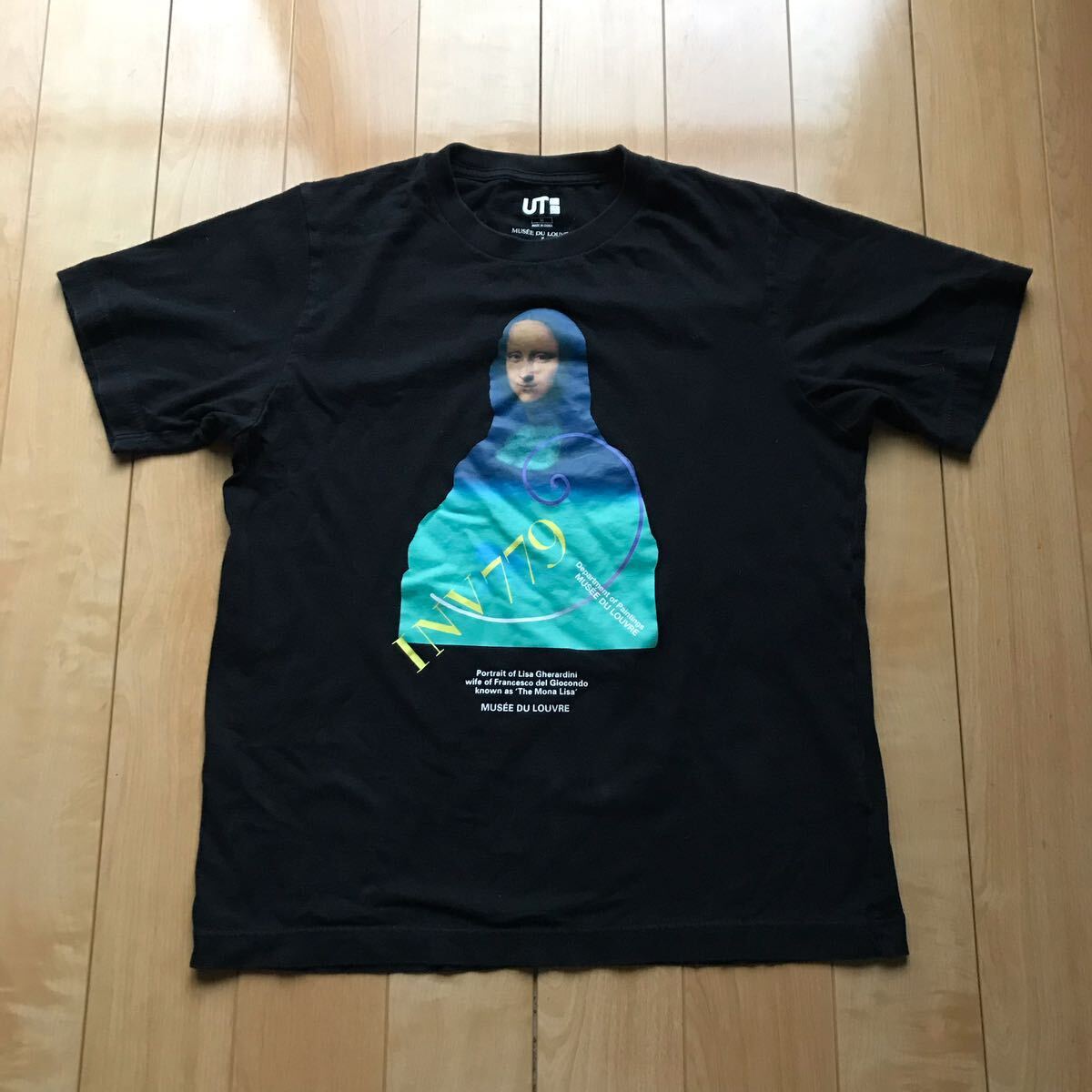 UT ルーヴル美術館× ピーター・サヴィル グラフィックT 175-1-80 メンズ M ブラック拍卖