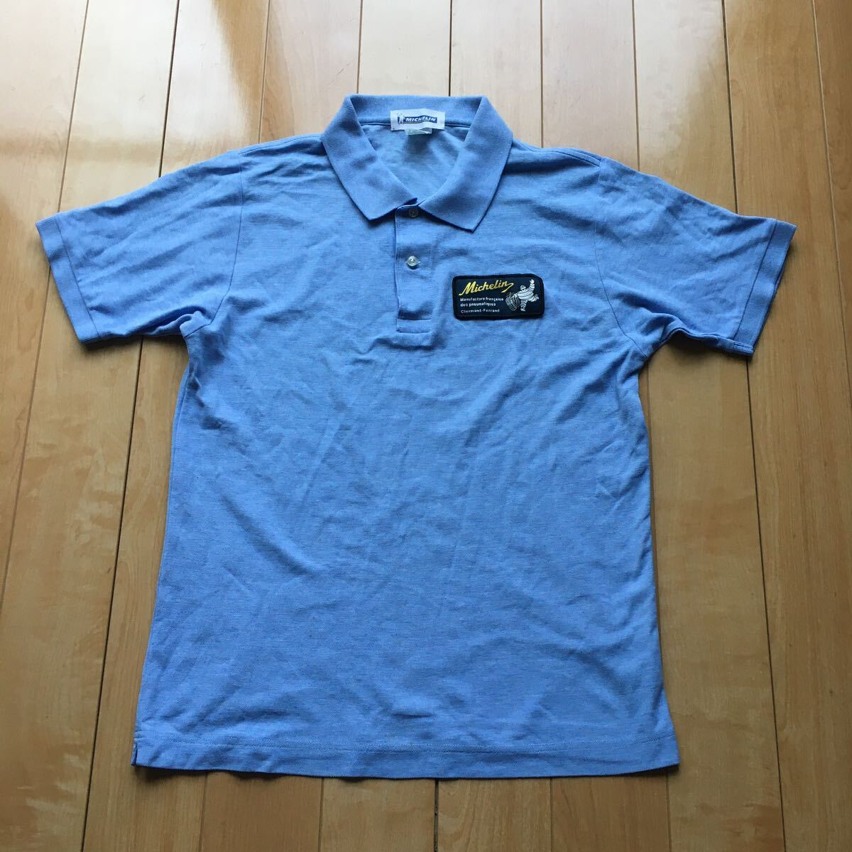 ミシュラン ポロシャツ 171-1-337 メンズ M ライトブルー タイヤ ビバンダム拍卖