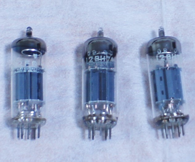 松下の12BH7A 2本、12FQ7 1本拍卖