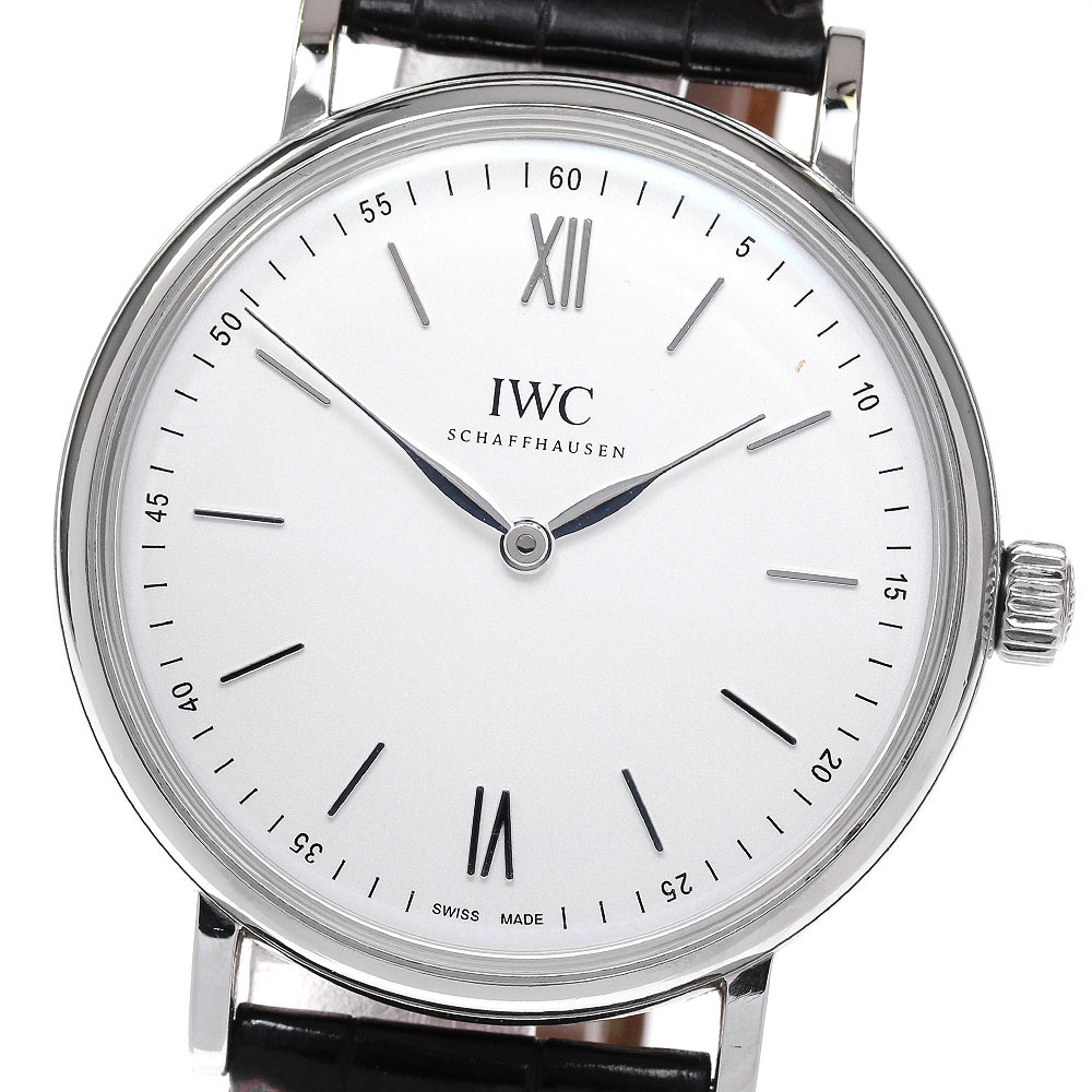 IWC SCHAFFHAUSEN IW511102 ポートフィノ ハンドワインド ピュアクラシック 手巻き メンズ 保証書付き_832013拍卖