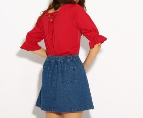 新品 PINK-latte キャンディースリーブロゴプルオーバー ワインレッド M165cm 定価2052円拍卖