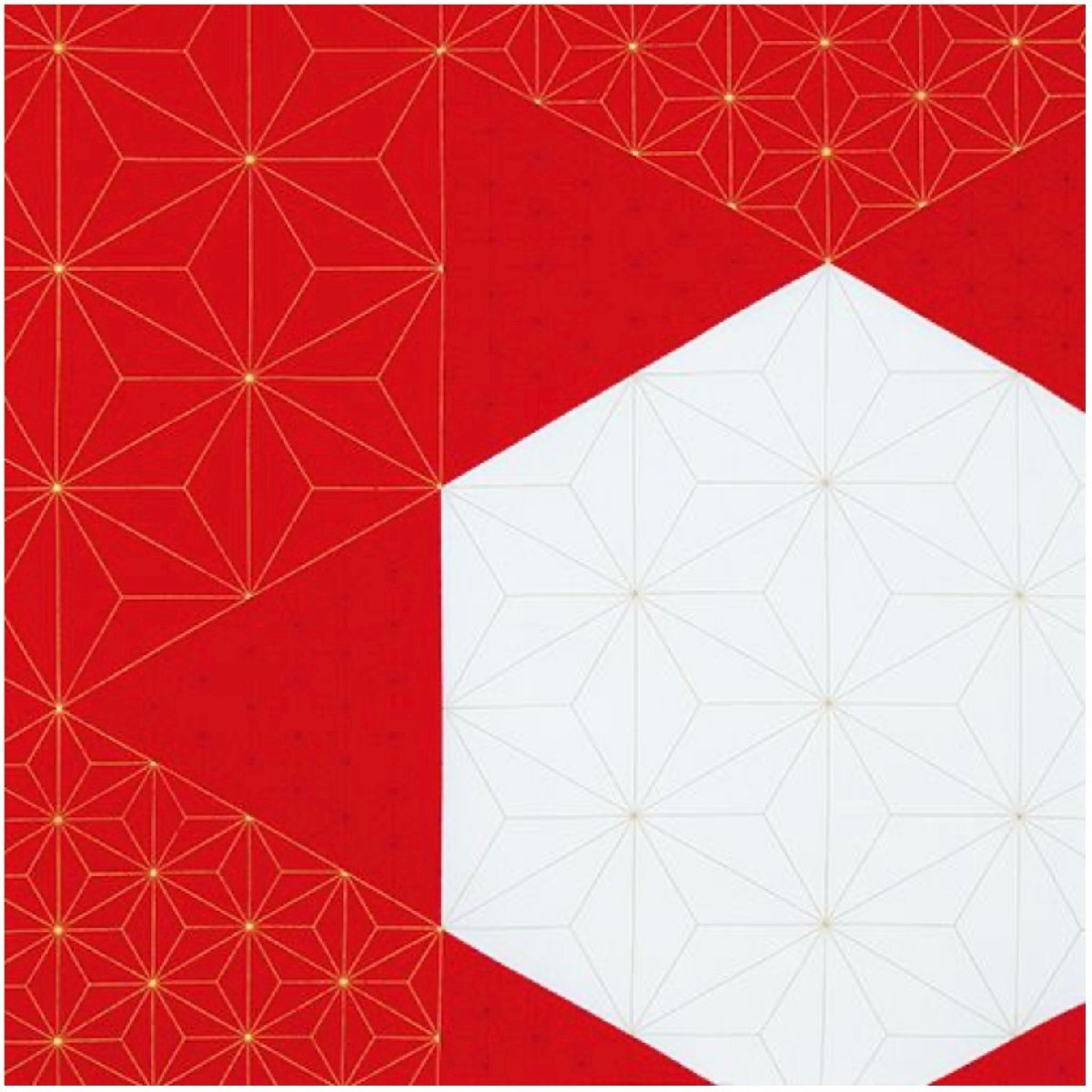 #風呂敷 70ハレ包み「麻の葉 亀甲 赤」70cm(慶事、お祝い事の贈答に)M30-20724-209拍卖