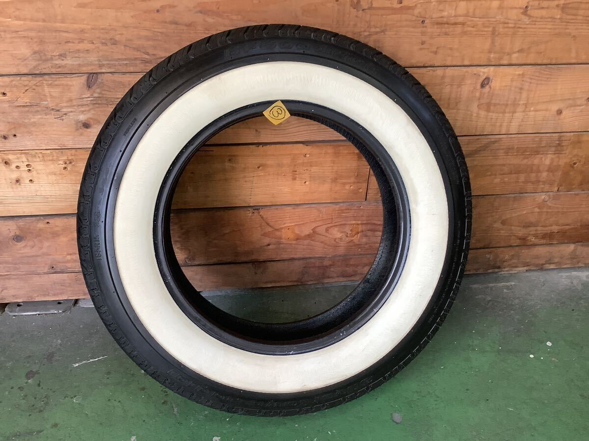空冷VW 空冷ワーゲン タイプ1 タイプ2 タイプ3 カルマンギア ホワイトリボン タイヤ 1本 165R15 BF Goodrich ③拍卖