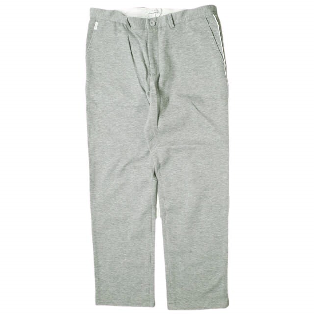 新品 e JEANS イージーンズ KANOKO TAPERED PANTS 岡山児島 鹿の子テーパードパンツ e822-001 3 Gray サイドライン 定価26,400円 g17425拍卖