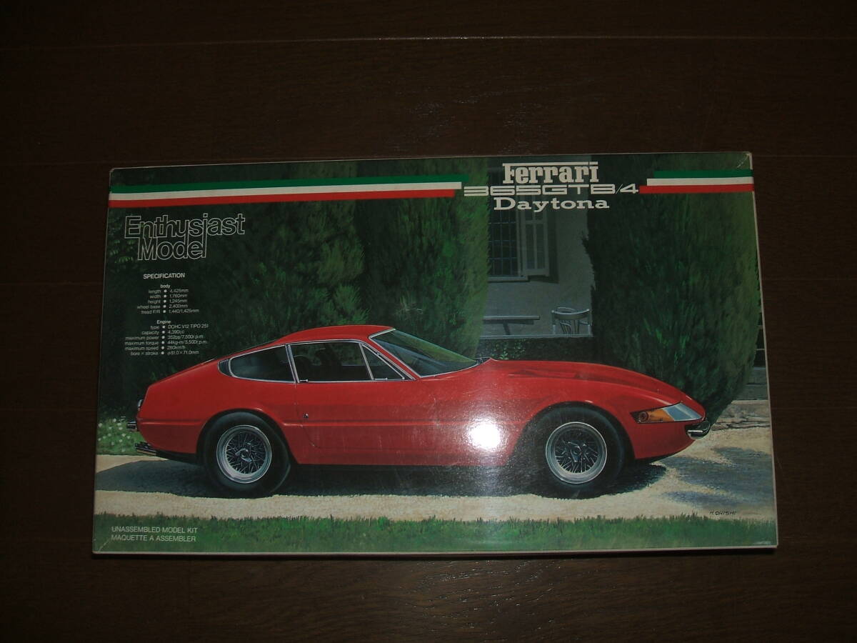 FUJIMI フジミ模型 1/24 フェラーリ 365GTB/4 デイトナ FERRARI 365GTB/4 DAYTONA Enthusiast Model No.23拍卖