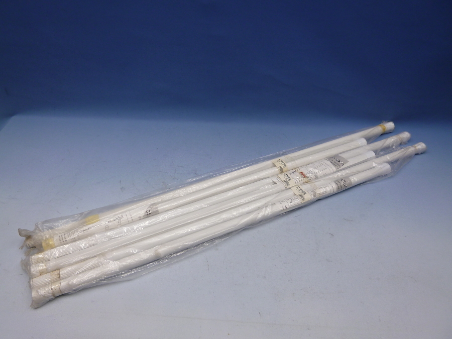 光 スチールメッシュ用 ポール 白 MPS2202 高さ2100~2800mm 3個セット 未使用拍卖