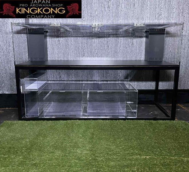 すべて新品未使用底面黒アクリルOF水槽W2400×d900×h600セット拍卖