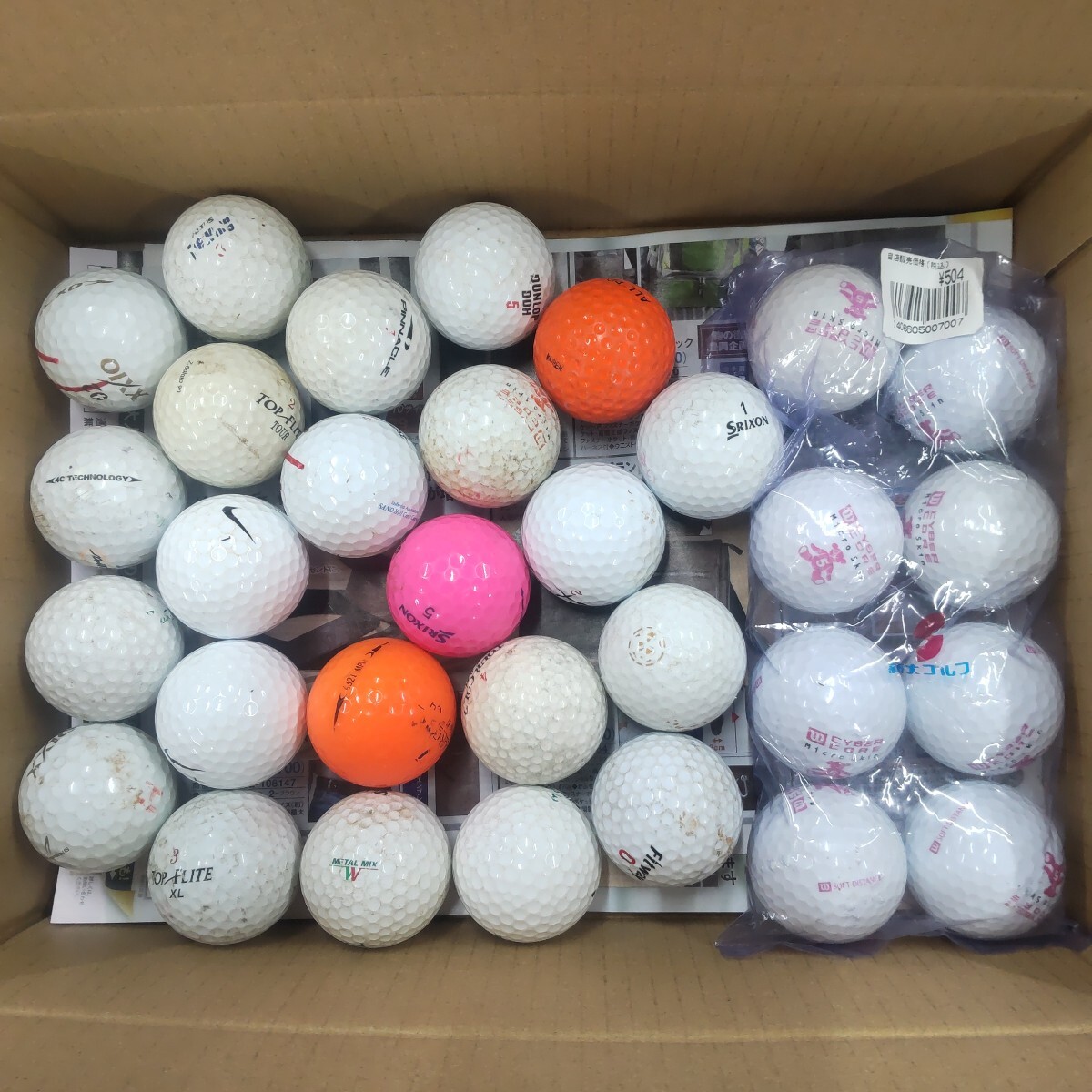 ロストボール 練習用 ブランドMIX Bクラス 48個拍卖