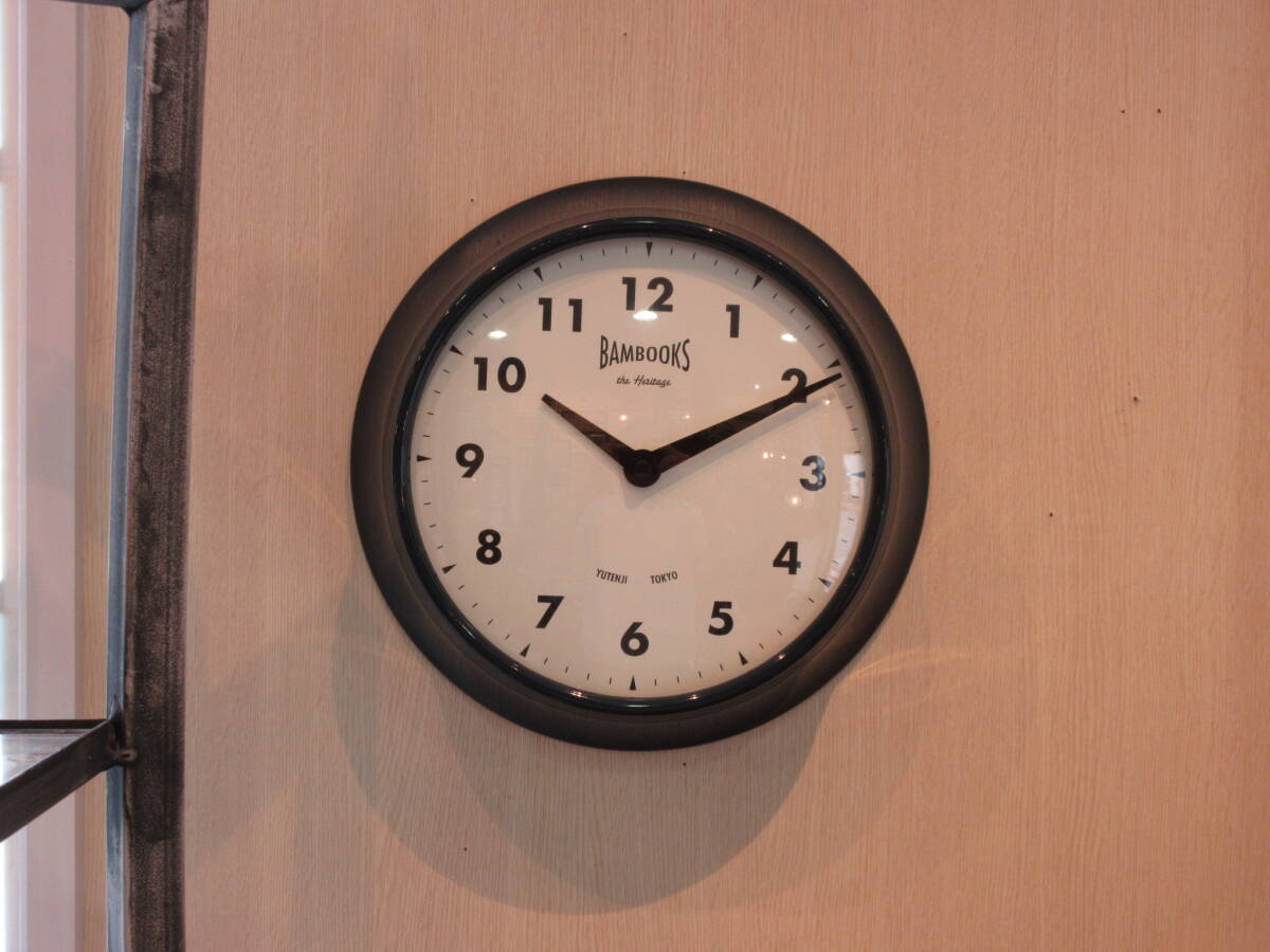 見やすい掛時計★CLASSIC 2 HANDS WALLCLOCK / 時計 ウォールクロック ネイビー★拍卖