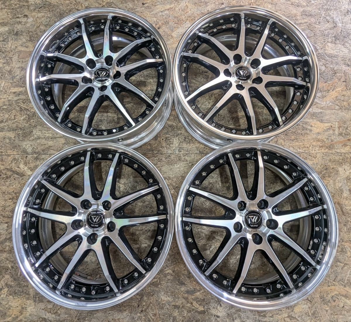 【希少!】KUHL VERZ KCV-04 18インチ 7.5J+45 8J+40 PCD112 5穴 5H MINI F55 F56 F57 ジョンクーパーワークス ベンツ アウディ VW拍卖