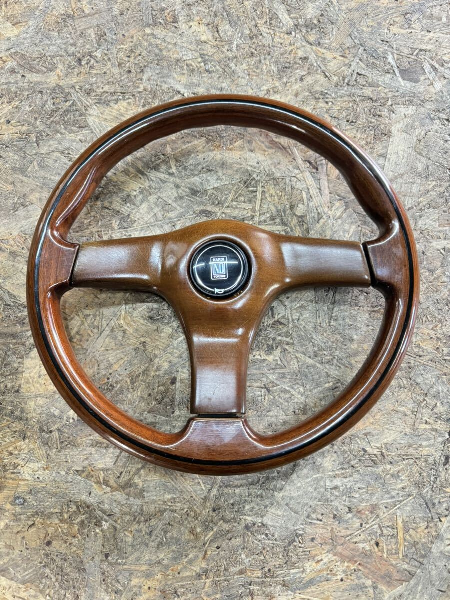【希少!】NARDI ナルディ GARA3 ガラ3 ウッドステアリング 廃番 ステアリング ハンドル ウッド 拍卖