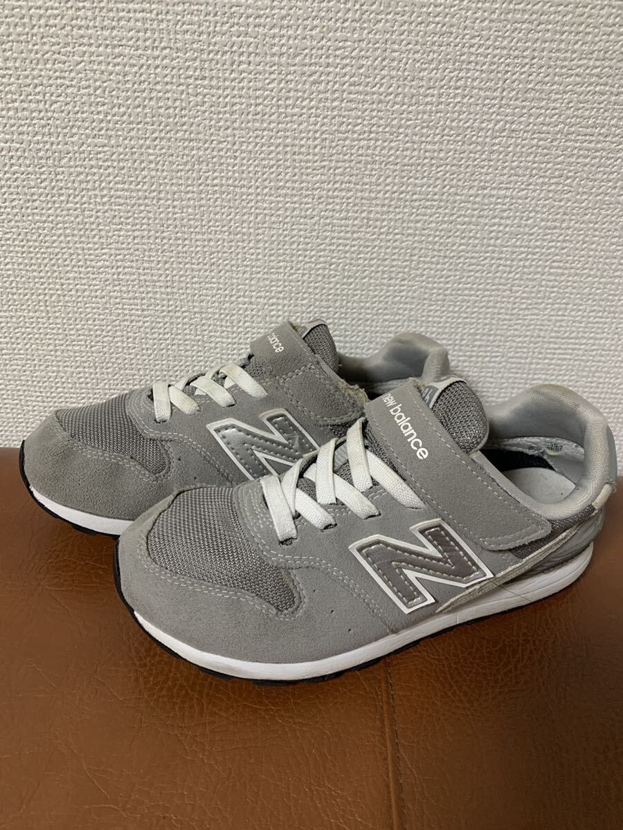 スニーカー★new balance☆ニューバランス★定番★YV996 GY グレー★子供★21cm★美品★男女兼用★拍卖
