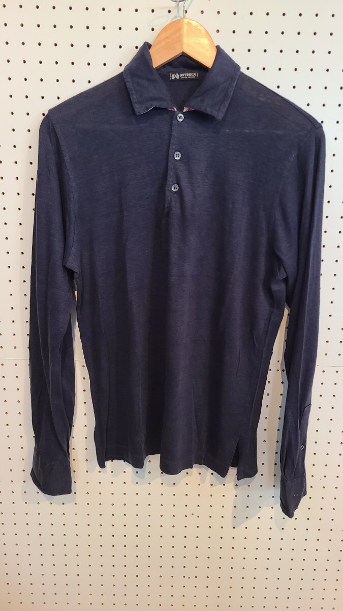 SOVEREIGN ソブリン/united arrows ユナイテッドアローズ/ 長袖ポロシャツ/ シャツ/ 長袖シャツ/ 長袖/ポロシャツ/46拍卖