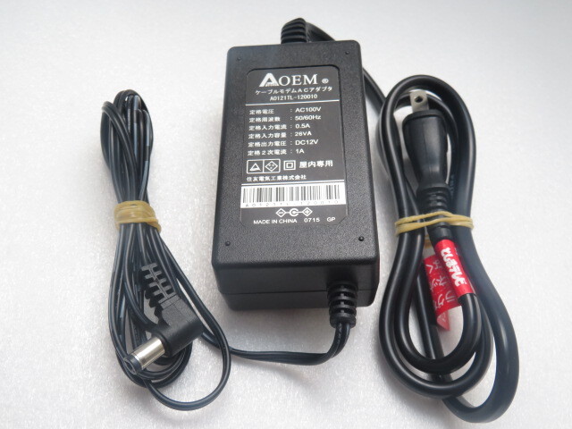 AD34734★住友電気工業株式会社★ACアダプター★A012TL-1210010★保証付!即決!拍卖