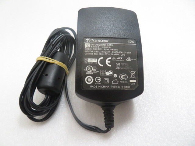 AD34757★Transcend★ACアダプター★PSAA10R-050★保証付!即決!拍卖