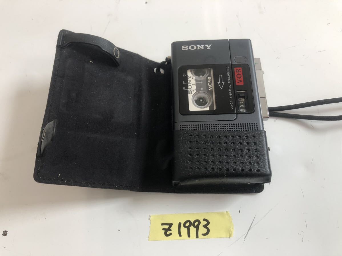 (Z-1993)SONY マイクロカセットレコーダー MC-90 動作未確認 現状品拍卖