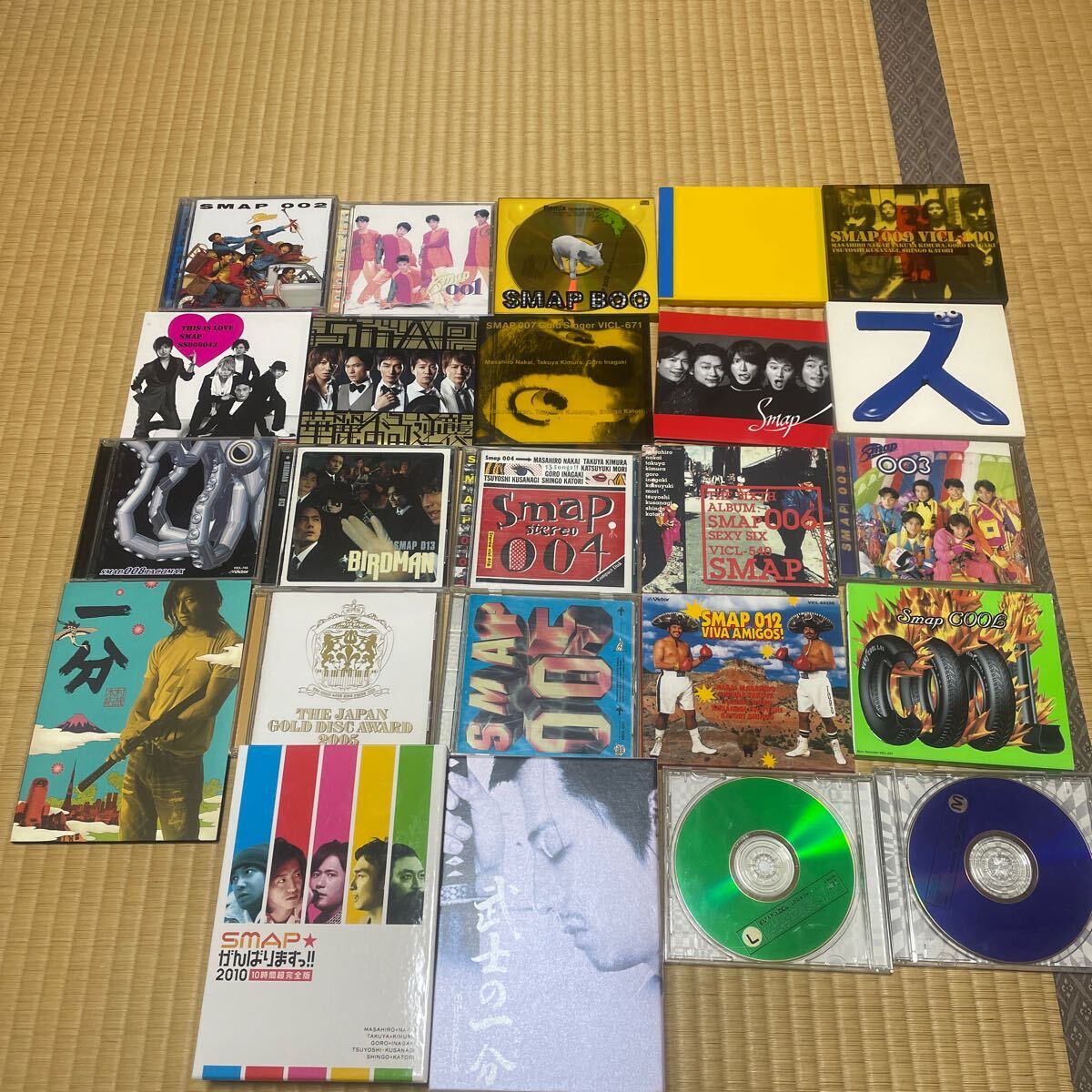 SMAP CD 大量 まとめ DVD セット 邦楽 ポップス がんばりますっ!! 武士の一分拍卖