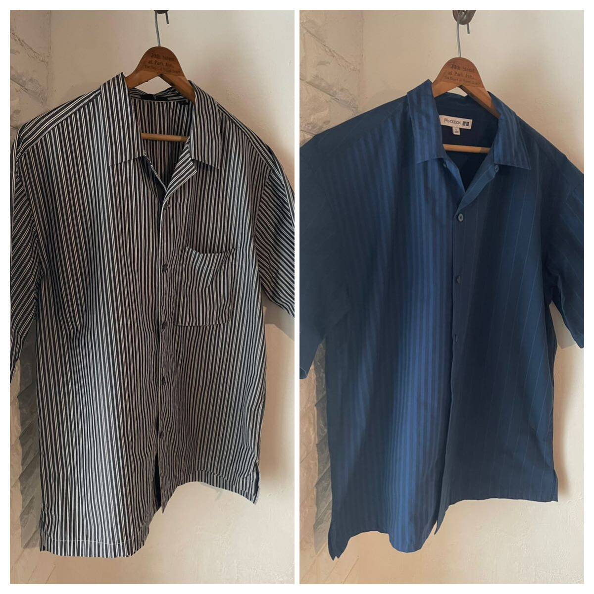 ユニクロ jw +J コラボ オープン シャツ セット 開襟 検)ヴィンテージ USA us army リーバイス old 70s 60s y2k 大戦拍卖