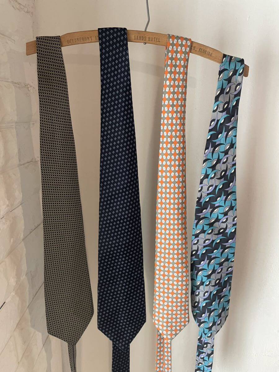 高級 ブランド ネクタイ セット ラルフローレン エルメス ブルックスブラザーズ エミリオプッチ 検)ウ゛ィンテージ古着 USA us army拍卖